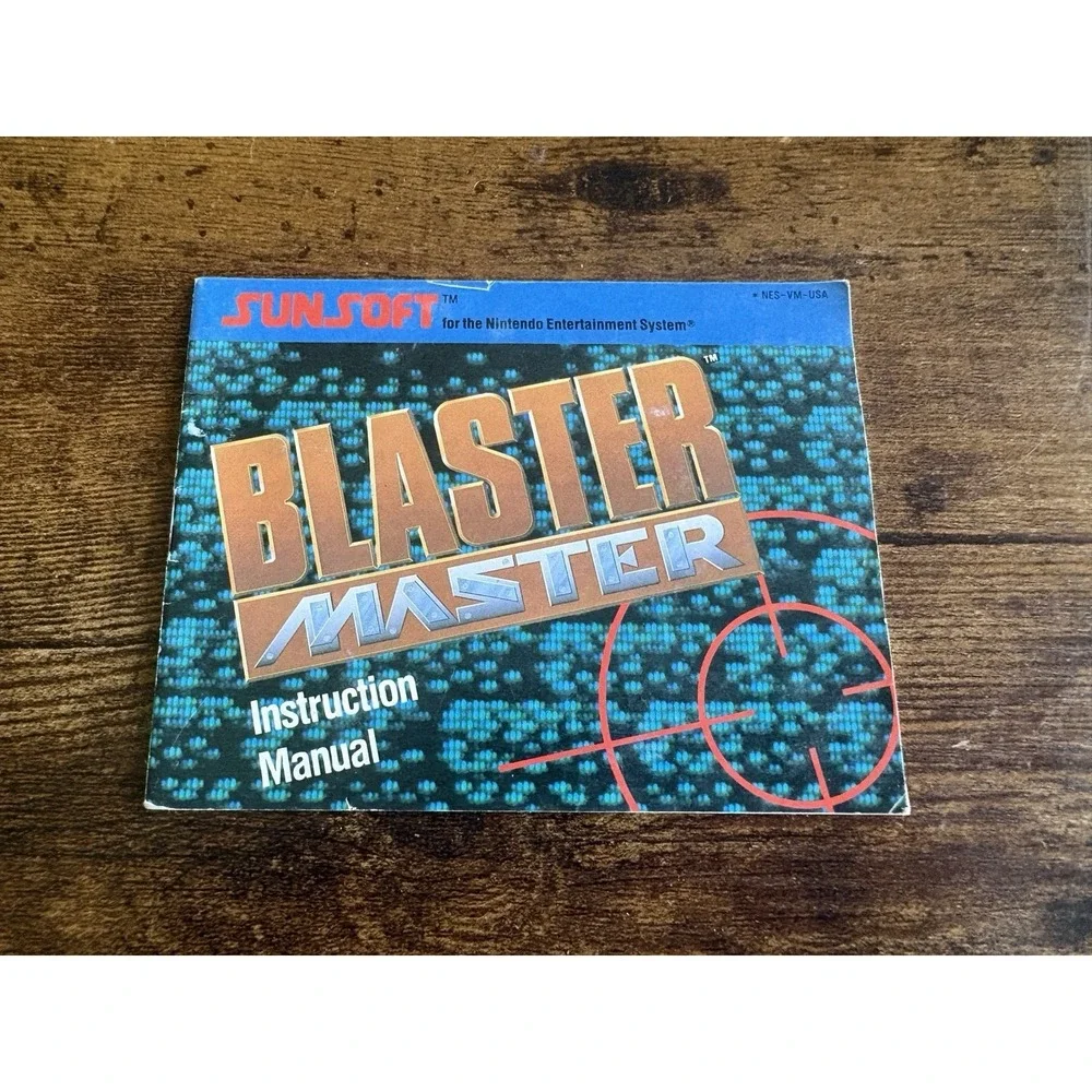 Blaster Master (Nintendo Entertainment System NES) Original Manual Only